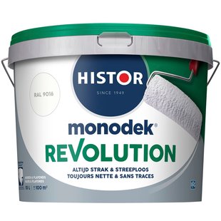 Histor Monodek Muurverf - Mat - Ral 9016 - 10l