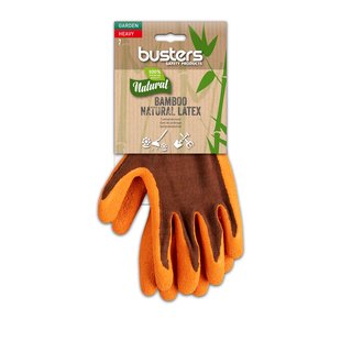 Busters Handschoenen Bamboo Garden Heavy Bruin/oranje Maat 9
