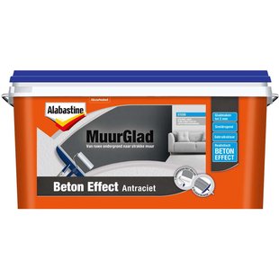 Alabastine Muurglad Beton Effect Antraciet 5l