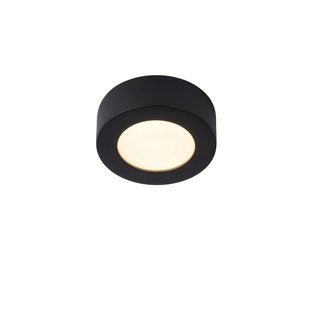 Lucide Plafondlamp Brice - Zwart - 11,7cm - 8w