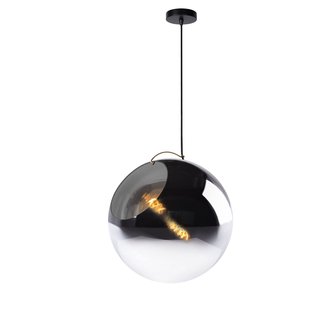 Lucide Hanglamp Jazzlynn Gerookt Glas E27