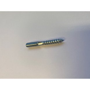 Sanivesk Metaalschroef Verzinkt Zeskantkop - M8x60mm - 5 Stuks