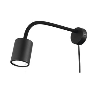 Eglo Wandlamp Portella Zwart Gu10