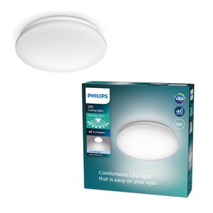 Philips Plafondlamp Moire Koelwit ⌀22cm 6w