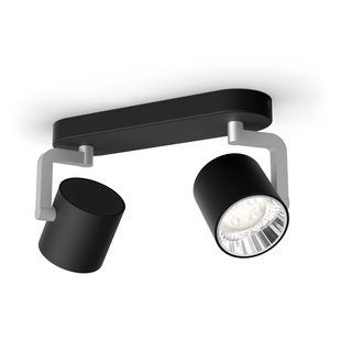 Philips Ledspot Byrl Sceneswitch Zwart 2x4w