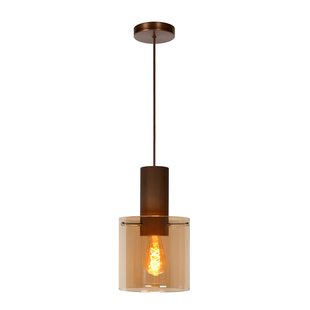 Lucide Hanglamp Toledo Amber ⌀20cm E27
