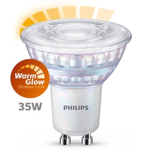 Philips Ledspot - Dimbaar - Warm Wit - Gu10 - 3w