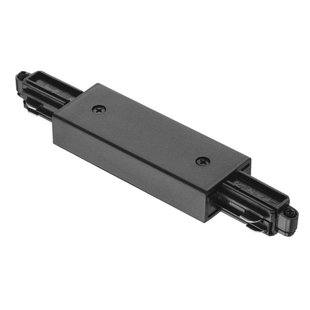 Nordlux Railsysteem Link Stroomaansluiting Met Dubbele Rail Verbinding Zwart