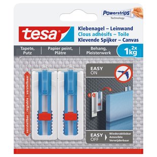 Tesa Klevende Spijker Powerstrips Voor Canvas 1kg 2st.