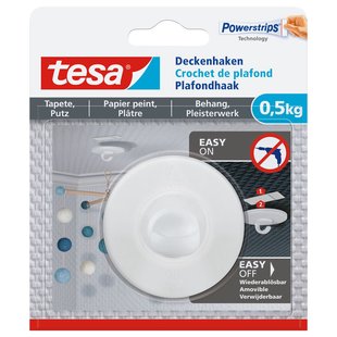 Tesa Plafondhaak Voor Gevoelige Oppervlakken 0,5kg