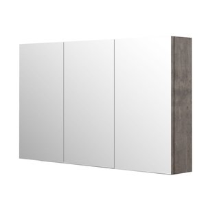 Aquazuro Spiegelkast Napoli 120cm Betongrijs