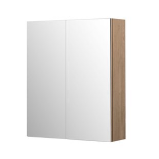 Aquazuro Spiegelkast Napoli 60cm As Grijze Eik