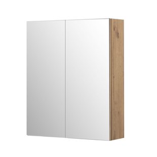 Aquazuro Spiegelkast Napoli 60cm Scandinavische Eik