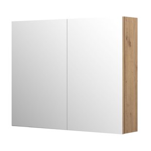 Aquazuro Spiegelkast Napoli 90cm Scandinavische Eik