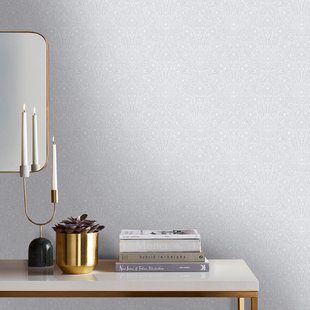 Papierbehang Paisley - Grijs - Offwhite - 10,05 M X 52,8 Cm