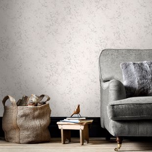 Papierbehang Fh37523 - Offwhite - Grijs - 10,05 M X 52,8 Cm