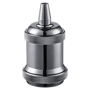 Home Sweet Home Fitting Metaal Parel Zwart E27