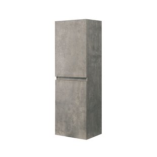 Aquazuro Wastafelonderkast Napoli 40cm - Betongrijs - 40x120x30cm