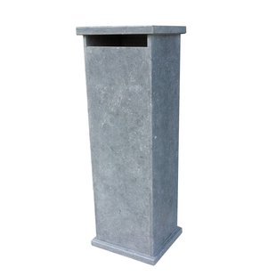 Pakketbrievenbus Lhotse - Natuursteen - Blauwe Hardsteen - 34x102x32cm