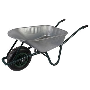 Talen Tools Kruiwagen - Verzinkt Staal - Zilver - 85l