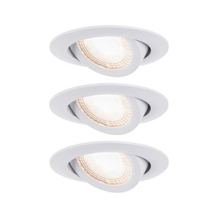 Paulmann Inbouwspot Led Kantelbaar Wit 3x6w