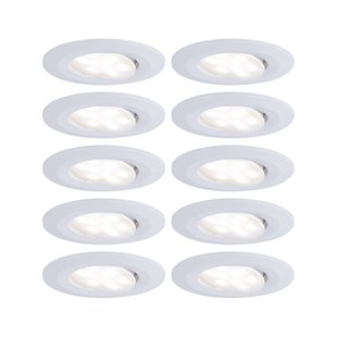 Paulmann Inbouwspot Led Calla Kantelbaar Wit 10x6,5w