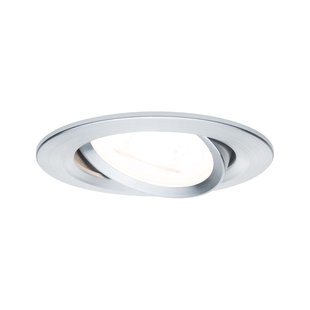 Paulmann Inbouwspot Led Nova Rond Kantelbaar 3-stapdim Aluminium 51mm Gu10 6,5w