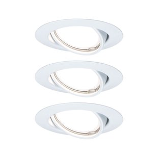 Paulmann Inbouwspot Led Base Kantelbaar Wit 3x5w