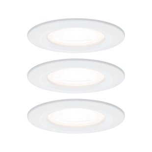 Paulmann Inbouwspot Led Nova Rond Wit Ip44 51mm Gu10 3x6,5w
