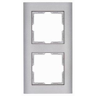 Kopp Afdekraam Athenis Ip44 2-voudig Staal