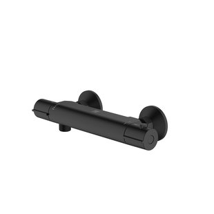 Aquavive Thermostatische Douchekraan Irminio - Mat Zwart - 15 Cm