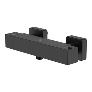 Aquavive Thermostatische Douchekraan Tanaro - Zwart Mat - 15 Cm