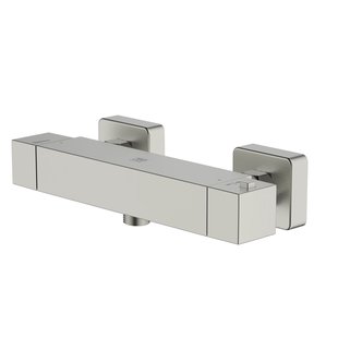 Aquavive Thermostatische Douchekraan Lena - Geborsteld Staal - 15 Cm