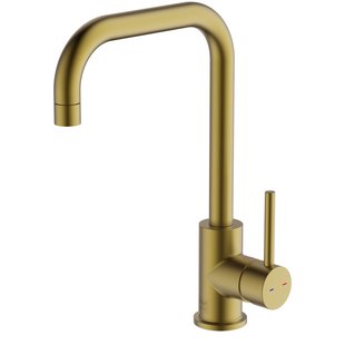 Aquavive Eco Keukenmengkraan Fonti Geborsteld Messing