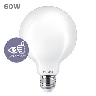 Philips Ledlamp Globe - D9,5cm - Koel Wit - E27 - 7w