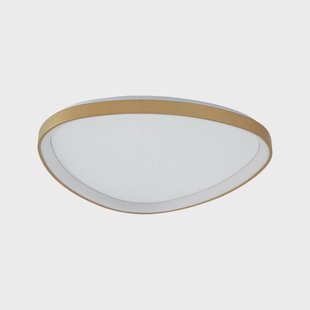 Asken LED plafondlamp, goud, 61 cm, dimbaar, CCT Lucande - Woonkamer - Modern - Aluminium - Rond