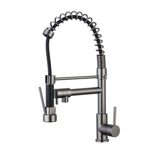 Essebagno Keukenkraan Big Pro Met Uittrekbare Handdouche Gun Metal