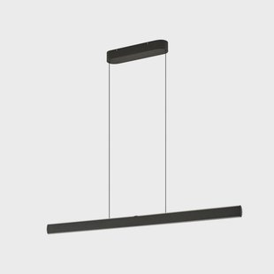 Arvon LED hanglamp, zwart, 117 cm, CCT Lucande - Woonkamer - Modern - Metaal - 1 lamp