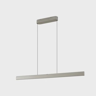 Arvon LED hanglamp, aluminiumkleurig, 117 cm, CCT Lucande - Woonkamer - Modern - Metaal - 1 lamp