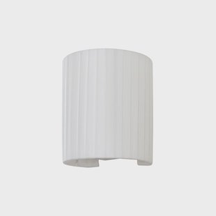 Virelle wandlamp wit E27 21 cm Lindby - Woonkamer - Stof - 1 lamp