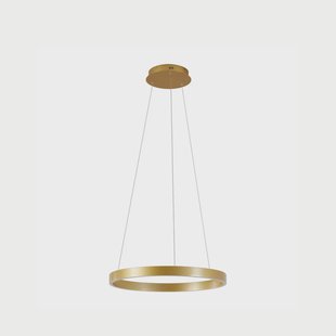 Yonam LED hanglamp, Ø 60 cm, 1-lamp, goud, CCT Lucande - Eetkamer - Modern - Metaal - 1 lamp