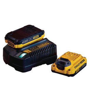 Stanley Fatmax Accu En Lader Startkit Sfmcb12d2 18v 2ah