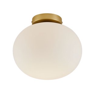 Nordlux Plafondlamp Alton Opaal Messing ⌀27,5cm E27