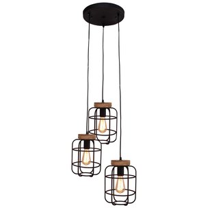 Brilliant Hanglamp Gwen Zwart ⌀42cm 3xe27