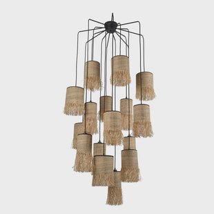 Formentera hanglamp Ø 70 cm vezels 16-vleugelig MARKET SET - Woonkamer - Designer - Metaal - Meerdere lampen
