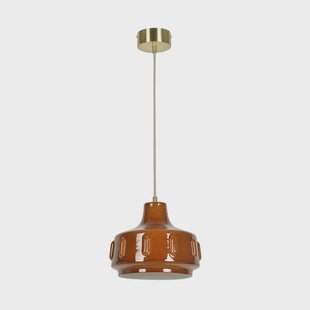 Jimmy hanglamp Ø 25 cm, bruin keramiek MARKET SET - Woonkamer - Designer - 1 lamp