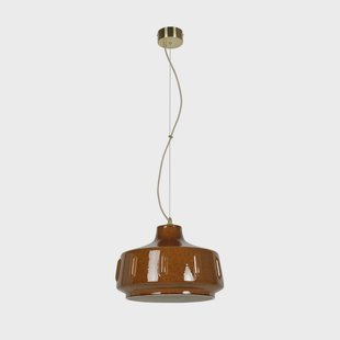 Jimmy hanglamp Ø 38 cm, bruin keramiek MARKET SET - Woonkamer - Designer - 1 lamp