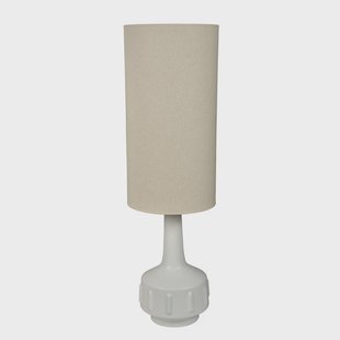 Jimmy vloerlamp wit/beige, hoogte 121 cm MARKET SET - Woonkamer - Keramiek - Met lampenkap