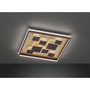 Fischer & Honsel Plafondlamp Led Rico Bruin 6x8w
