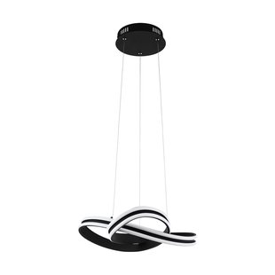 Eglo Hanglamp Led Corredera Zwart 2x18w